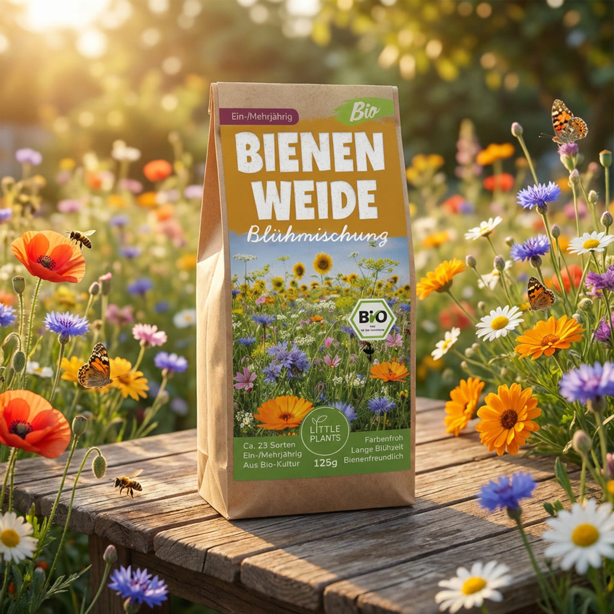 Bio Bienenweide Blühmischung Bienenweide (Mehrjährig)