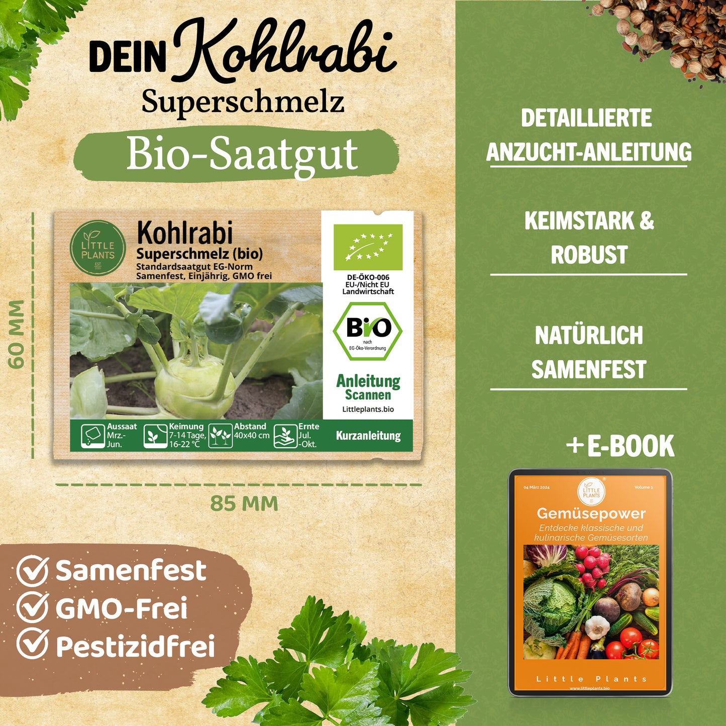 Bio-Kohlrabi (Superschmelz)