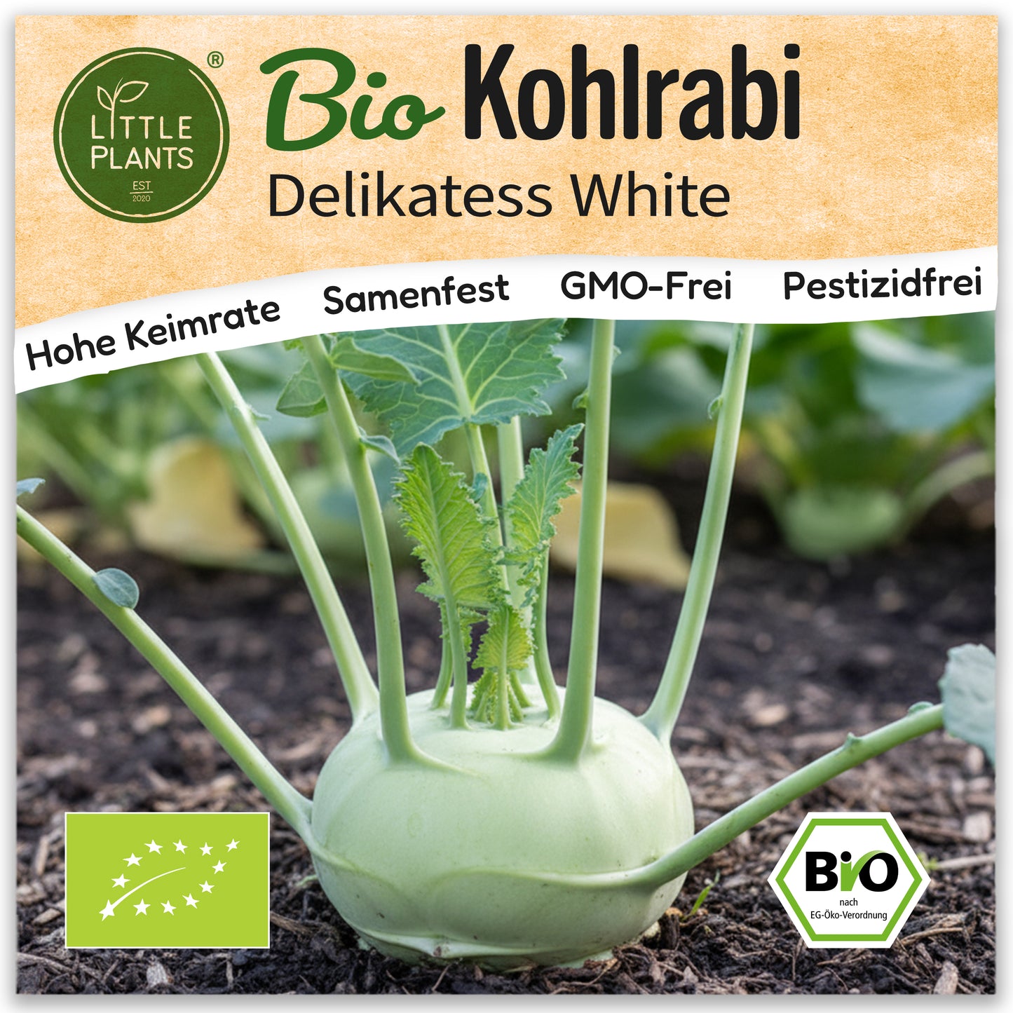 Bio-Kohlrabi (Delikatess White)