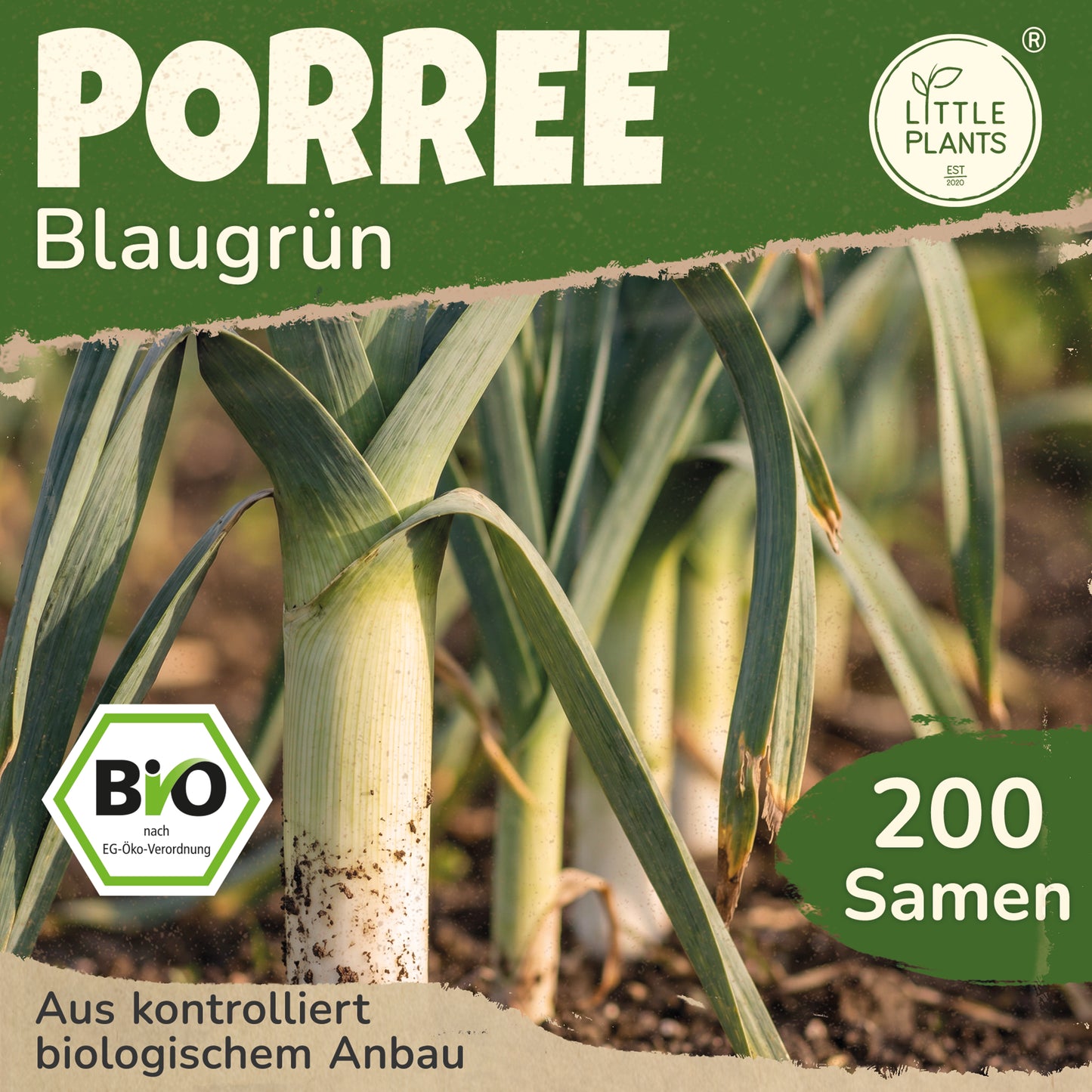 Bio-Porree (Blaugrün)