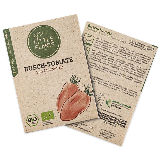 Bio-Tomate San Marzano (Solanum lycopersicum) | Alte Sorte | 15 Pflanzen
