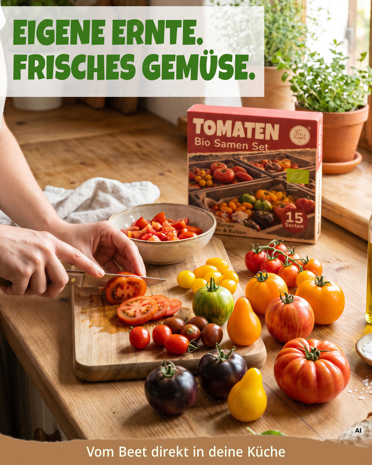 Bio-Tomatensamen Set mit 15 Sorten