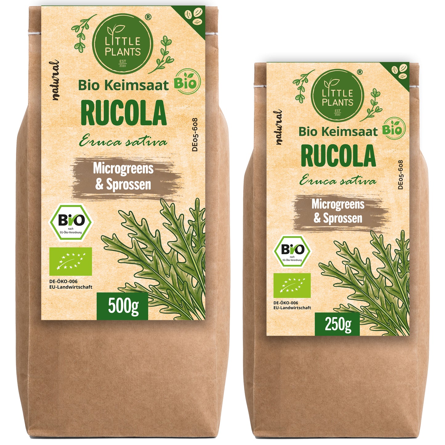 Bio Rucola Keimsaat 250g und 500g