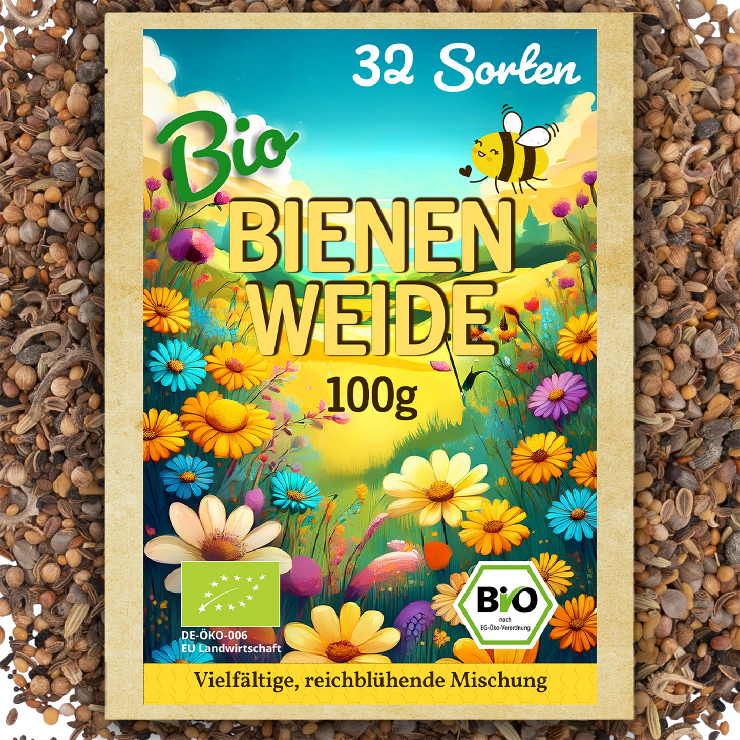 Little Plants Bio Bienenweide mit 32 Sorten 100g