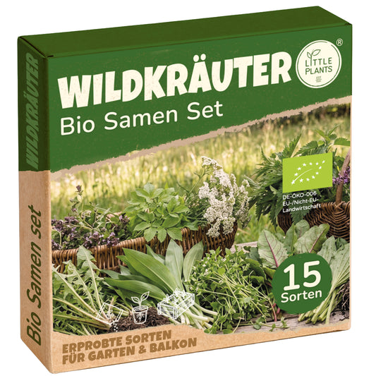 Bio-Wildkräuterset mit 15 Sorten