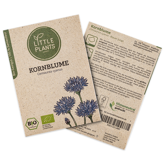Bio-Kornblume (Centaurea cyanus) Blau 145 Pflanzen