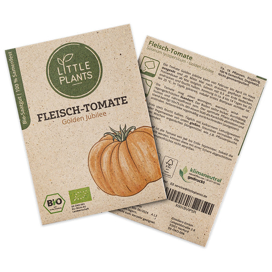 Bio-Tomate Golden Jubilee (Solanum lycopersicum) | Alte Sorte | 15 Pflanzen